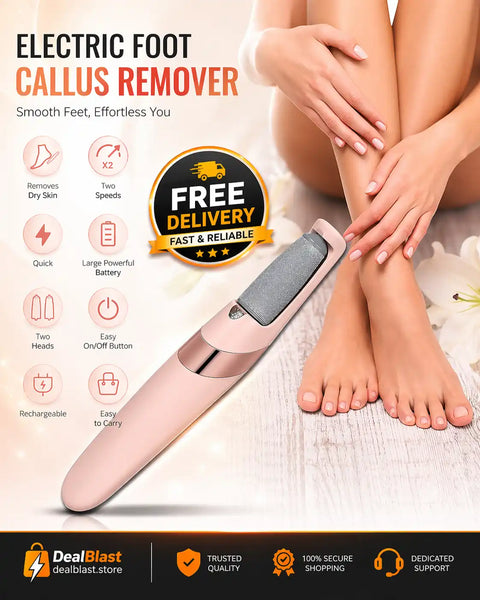 Rechargeable Electric Foot Callus Remover – Smooth Soft Feet in Minutes