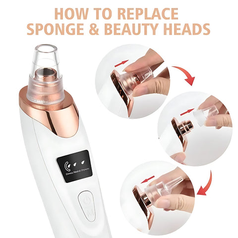 5-in-1 Electric Blackhead Remover Vacuum – Deep Pore Cleaner