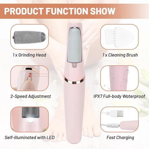 Rechargeable Electric Foot Callus Remover – Smooth Soft Feet in Minutes